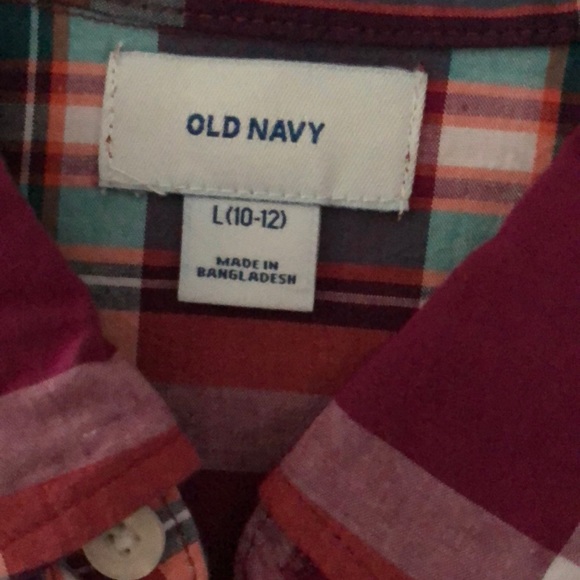 Old Navy Plaid Shirt for Boys - Picture 2 of 4